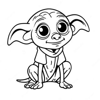 Dobby Páginas Para Colorir