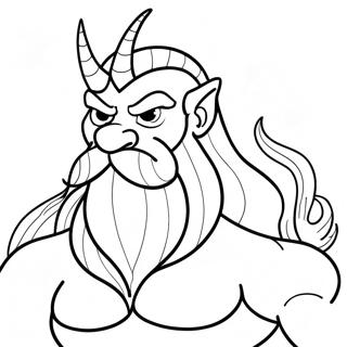 King Triton Coloring Page 42673-33721