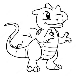 Charmeleon Kleurplaat 42823-33842