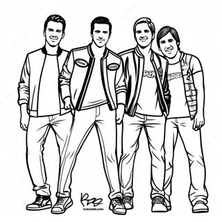 Big Time Rush Ausmalbilder