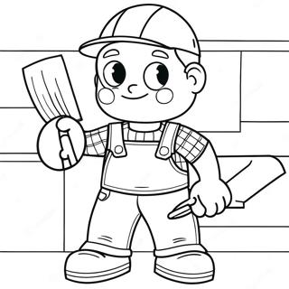 Handyman Hal Coloring Page 43503-34375