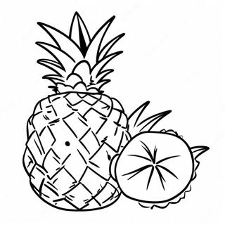 Ananas Kleurplaten