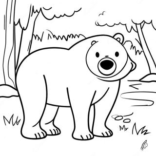 Brown Bear Brown Bear Coloring Page 5400-4290