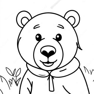 Brown Bear Brown Bear Coloring Page 5400-4292