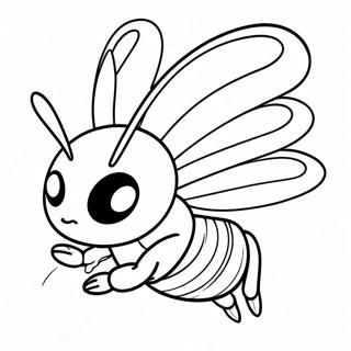 Boze Beedrill Vliegende Kleurplaat 55284-43742