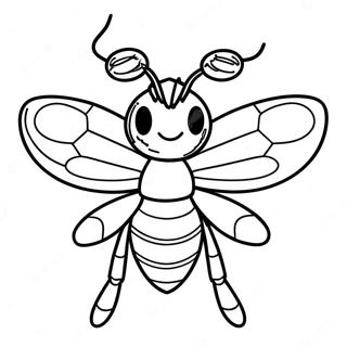 Beedrill Kleurplaat 55283-43739