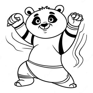 Kung Fu Panda Kolorowanki