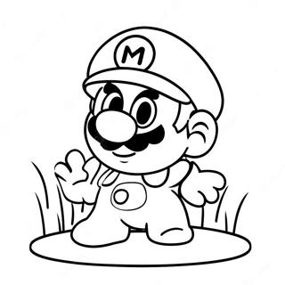 Ice Mario Coloring Page 56553-44736