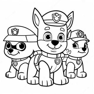 Paw Patrol Halloween Pagini De Colorat