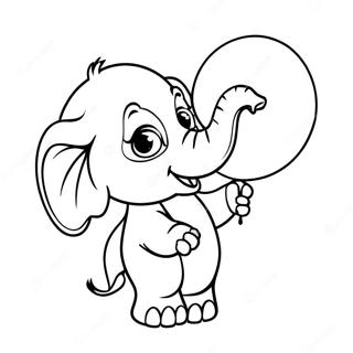 Baby Olifant Kleurplaten