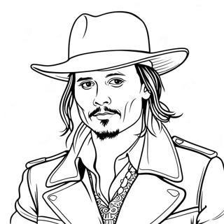 Johnny Depp Ausmalbilder