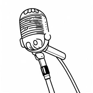 Microphone Coloring Page 51113-40426