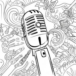 Microphone Coloring Page 51113-40427