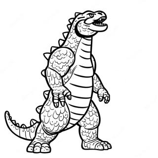 Godzilla 2000 Ropande Målarbild 51263-40568