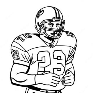 Barry Sanders Coloring Page 51793-40974