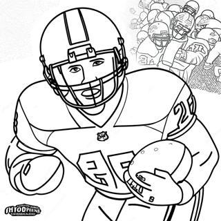 Barry Sanders Coloring Page 51793-40976