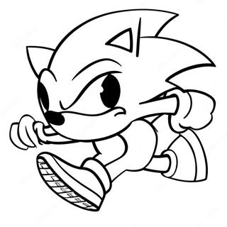 Sonic The Hedgehog Hurtig Farvelægningsside 64434-50990