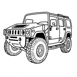 Hummer Ausmalbilder