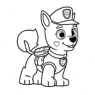 Pagini De Colorat Cu Tracker Din Paw Patrol 64873-51355