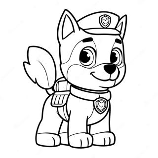 Pagini De Colorat Cu Tracker Din Paw Patrol 64873-51353