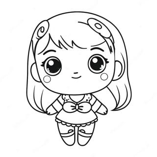 Kawaii Chibi Kolorowanki