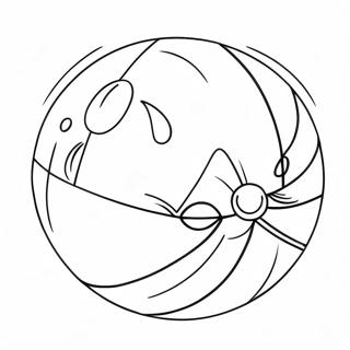 Beach Ball Coloring Pages