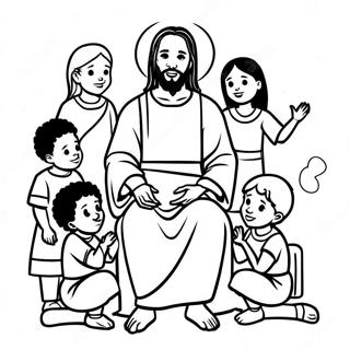 Black Jesus Coloring Pages