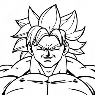 Broly Super Saiyan Farvelægningsside 6650-5290