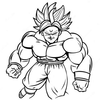 Broly Super Saiyan Farvelægningsside 6650-5291