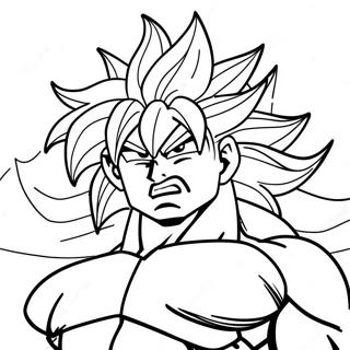 Broly Super Saiyan Farvelægningsside 6650-5292