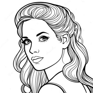 Lana Del Rey Coloring Page 68504-54230