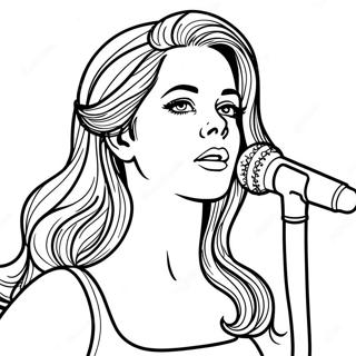 Lana Del Rey Kolorowanki