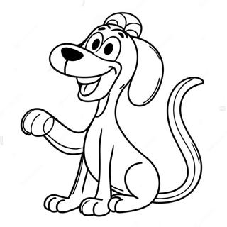 Pagina Da Colorare Di Slinky Dog Felice 68595-54311