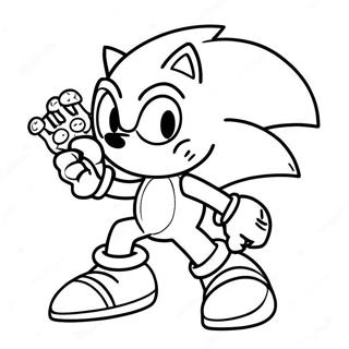 Sonic Among Us Crewmitglied In Aktion Ausmalbild 68625-54325