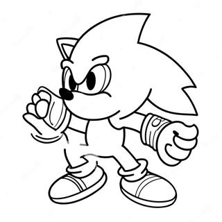 Sonic Among Us Crewmitglied In Aktion Ausmalbild 68625-54327