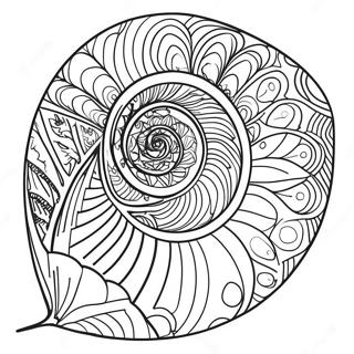 Fibonacci Spiral Färgläggningssida 68704-54388