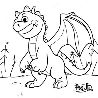 Pete's Dragon Coloring Page 68804-54458