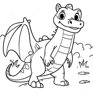 Friendly Pete The Dragon Coloring Page 68805-54456