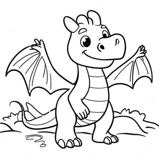 Friendly Pete The Dragon Coloring Page 68805-54453