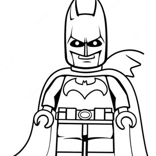 Batman In Dynamischer Pose Lego Ausmalbild 60234-47666