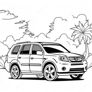 Honda Pilot Ausmalbilder