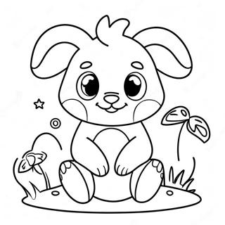 Cute Animal Preschoolers Coloring Page 61674-48803