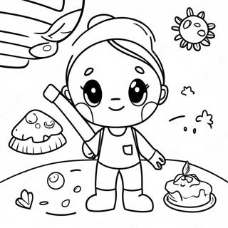 Preschoolers Coloring Page 61673-48800