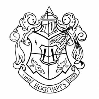 Brasão De Hogwarts Páginas Para Colorir