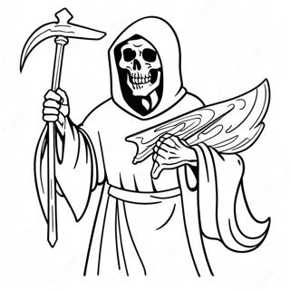 Grim Reaper Coloring Page 6270-5003