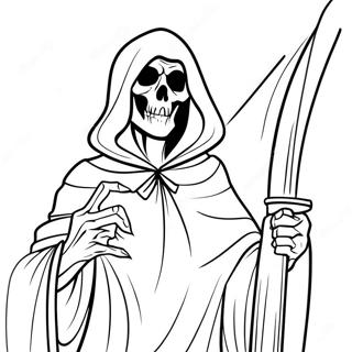 Grim Reaper Coloring Page 6270-5004