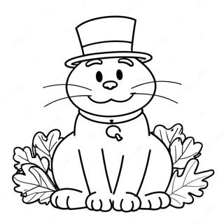 Garfield Thanksgiving Coloring Pages