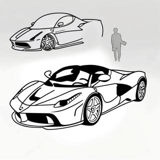 Laferrari Ferrari Kolorowanki