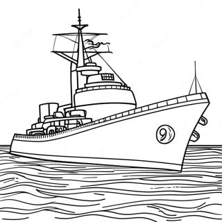 Battleship Coloring Pages