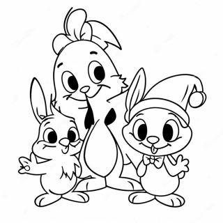 Pagina Da Colorare Personaggi Natalizi Dei Looney Tunes 70064-55444